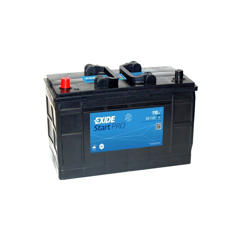 Exide StartPRO 110Ah750A 349x175x235+- Exide StartPRO 110Ah750A 349x175x235+-