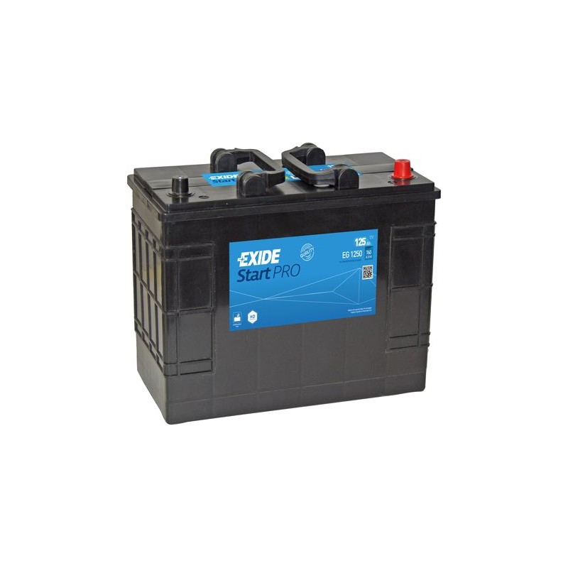 Exide StartPRO 125Ah750A 349x175x290-+ Exide StartPRO 125Ah750A 349x175x290-+