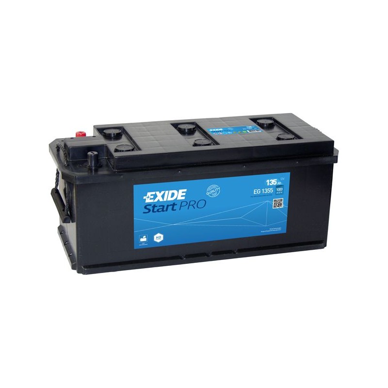 Exide StartPRO 135Ah1000A 514x175x210+-