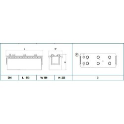 Exide StartPRO 140Ah800A 513x189x223+-