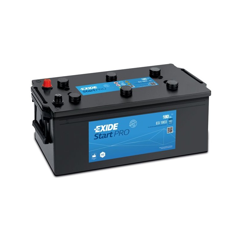 Exide StartPRO 180Ah1000A513x223x223+- Exide StartPRO 180Ah1000A513x223x223+-