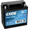 Exide AGM 15Ah 200A 150x90x145+-