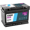 Exide AGM 72Ah 760A 278x175x190-+