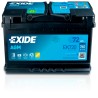 Exide AGM 72Ah 760A 278x175x190-+