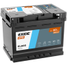 Exide EFB 60Ah 640A 242x175x190-+