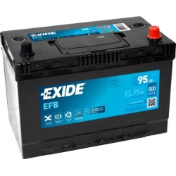 Exide EFB 95Ah 800A 306x173x222 MIINUS-PLUSS- veoauto varuosad- Nordparts