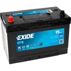 Exide EFB 95Ah 800A 306x173x222 PLUSS-MIINUS- veoauto varuosad- Nordparts