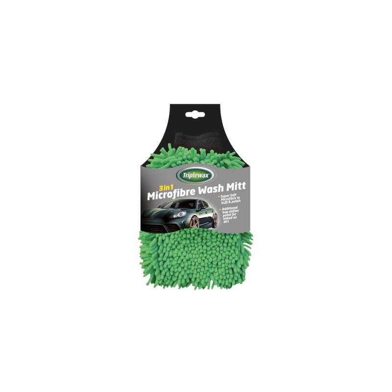 Triplewax microfibre wash mitt