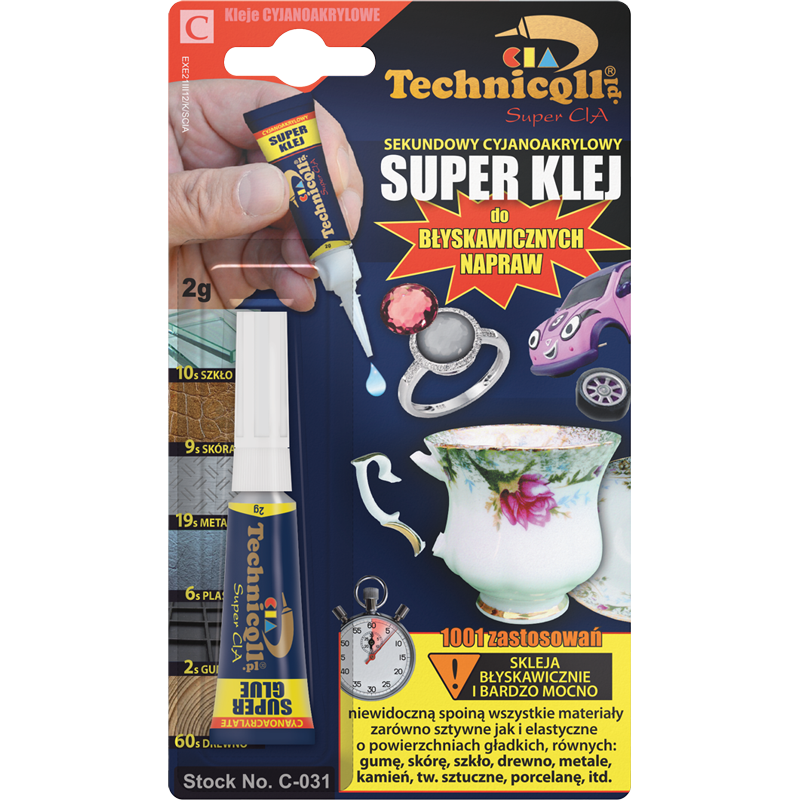 Secondary glue 2g blister Secondary glue 2g blister