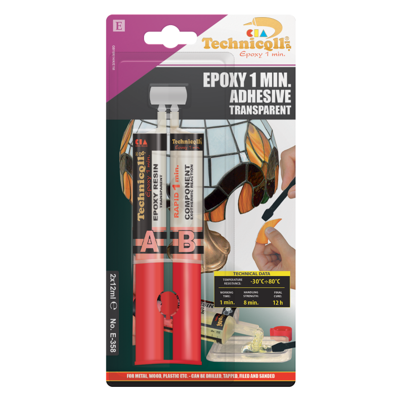 1-min epoksiidliim 2x12ml 1-min epoksiidliim 2x12ml