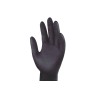 Rubber gloves (M) 80pcs/piece black