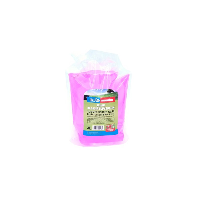 Klaasipesu suvine plastkotis 3L