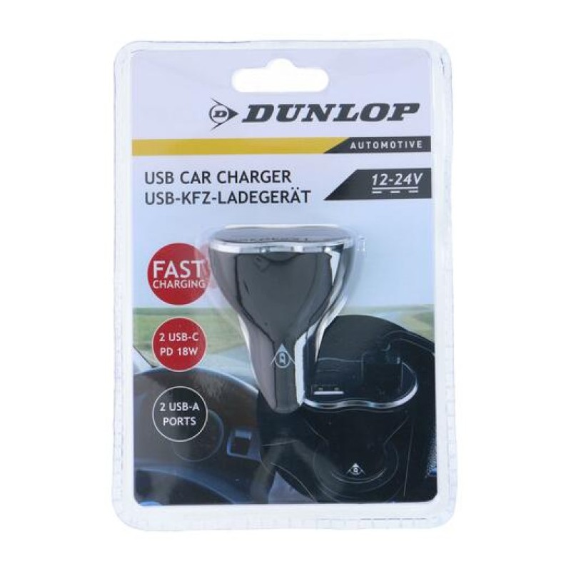 Зарядное устройство 2*USB A+2*USB C 5V 4,8A 18W