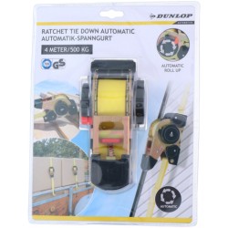 Load securing strap with lock, 4m, 500kg,