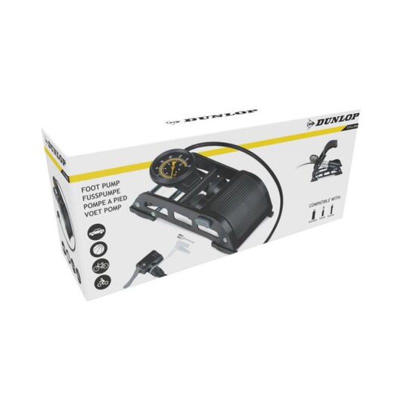 Dunlop duubel jalgpump manomeetriga