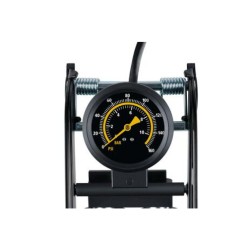 Dunlop duubel foot pump with manometer
