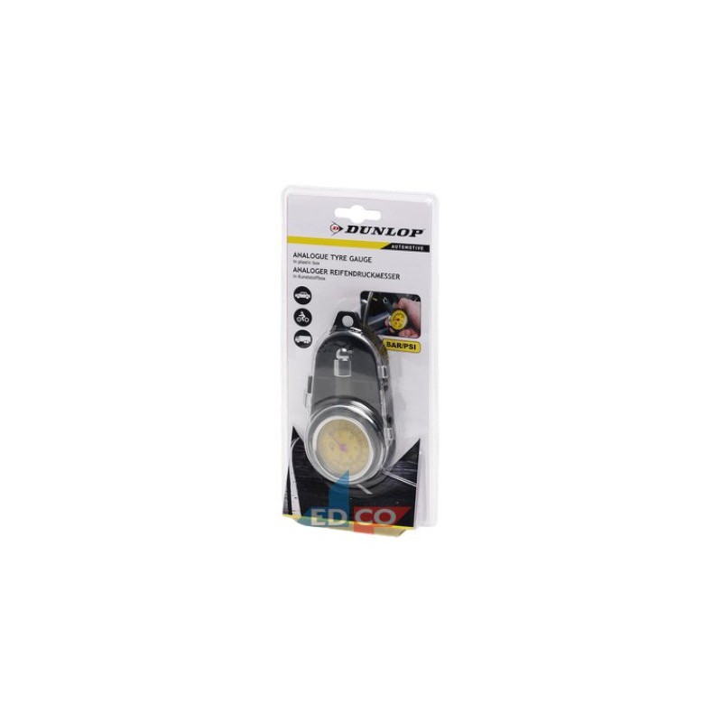 Tyre pressure gauge in box Dunlop