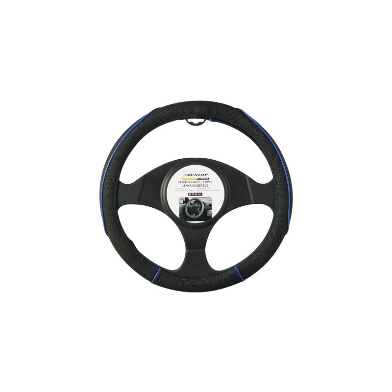 Wheel cover 37-39 cm, black, red edges