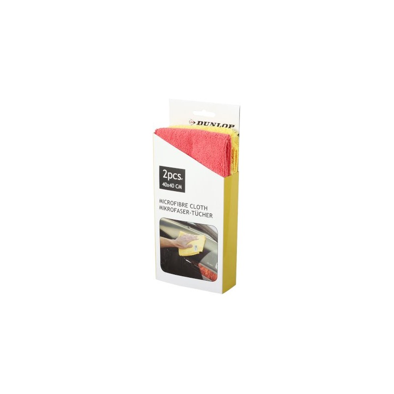 Microfibre sheets 2pcs 40x40cm Dunlop
