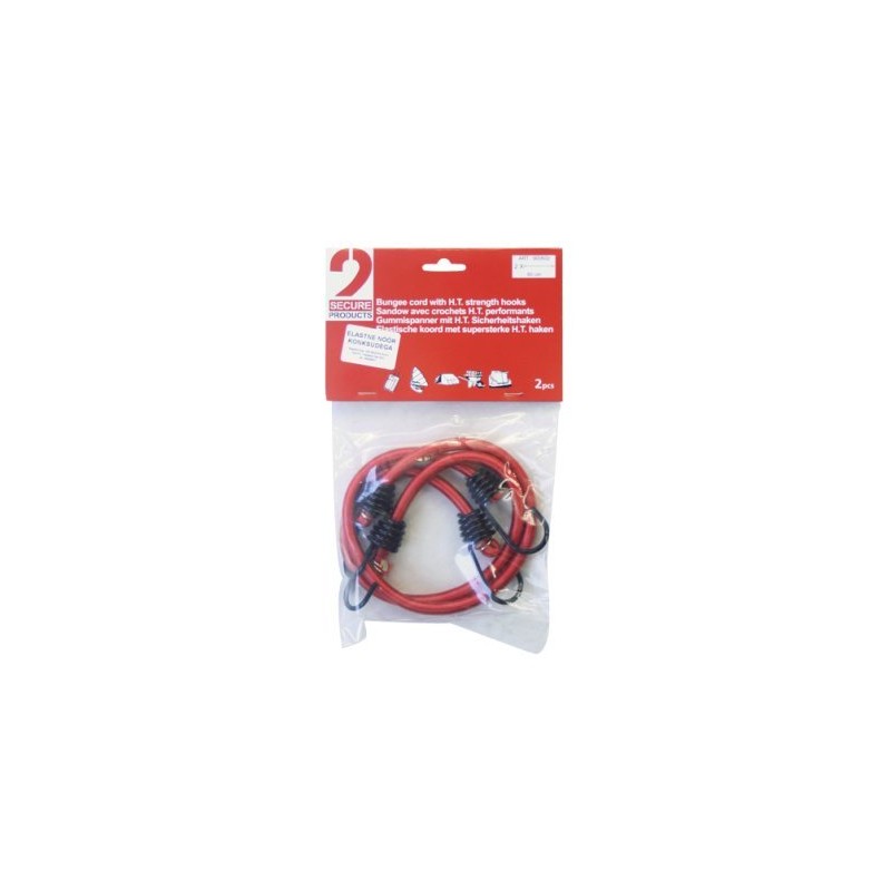 Elastic cord with hooks 2*100