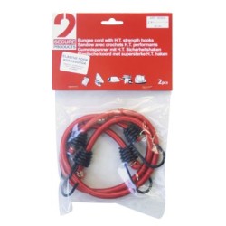 Elastic cord with hooks 2x60cm