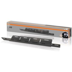 Auxiliary light base for number plate