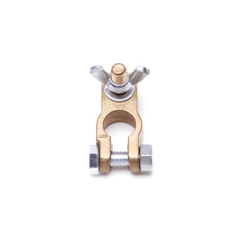 Battery terminal + butterfly with bolt 8mm