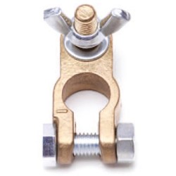 Battery terminal - butterfly with bolt 8mm