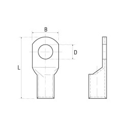 Conductor nozzle 25mm-opening 10,5