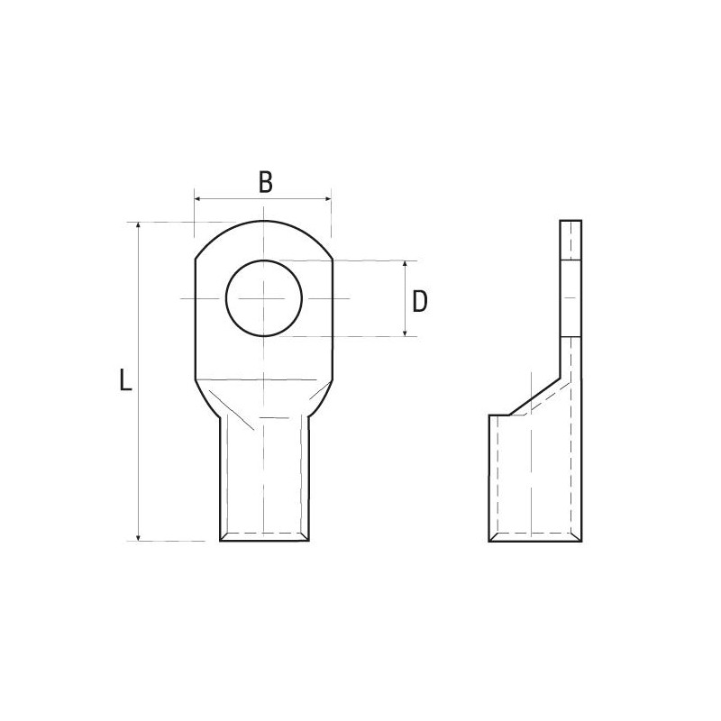 Conductor nozzle 25mm-opening 10,5
