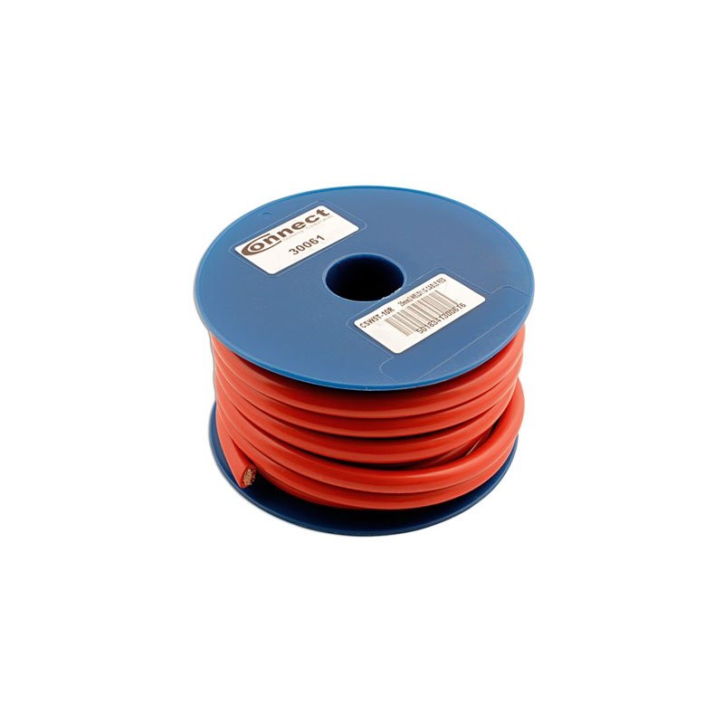 Akujuhe punane 25mm2 170amp 10m/rullis