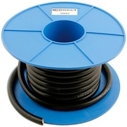 Battery cable black40mm2 300A 10M/RULLIS