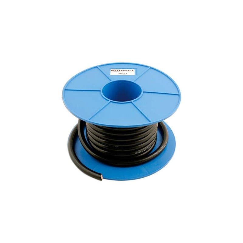 Akkukaapeli musta40mm2 300A 10M/RULLIS