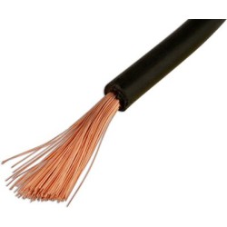 Battery cable black 16mm2 110Amp 10m/roll