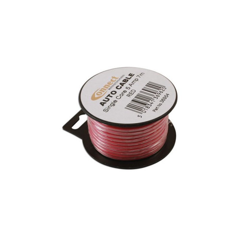 Juhe 7m/5AMP 0.65mmý punane