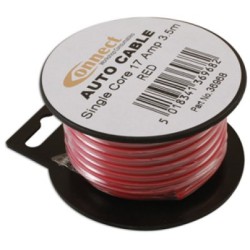 Juhe 3,5m/17AMP 2mmý punane
