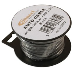 2,2m cable 27A 3mmý black