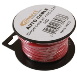 Juhe 2,2m/27AMP 3mmý punane