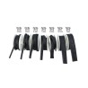 Thermo hamppu verkko 7.9mm 1.22m rulla-musta