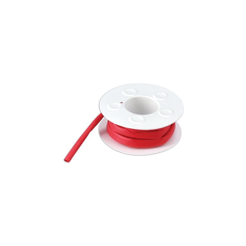Termokahanev rüüs 4,8mm 3m rull-punane