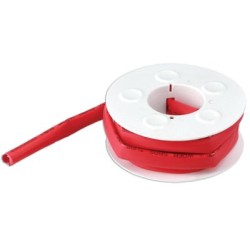 Termokahanev rüü 6,4mm 3m rull-punane