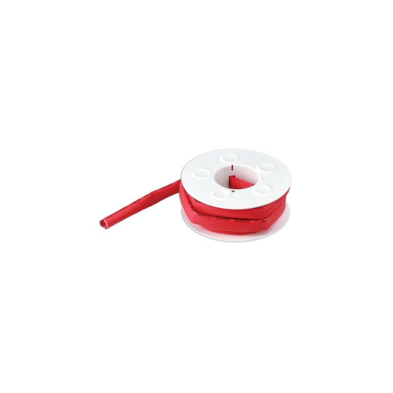Thermo hemp robe 6,4mm 3m roll red