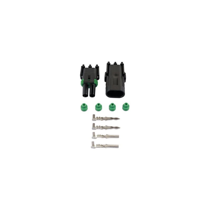 Connector set 2-pin 10-piece Delphi