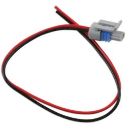 GM plug with 2-wire terminals