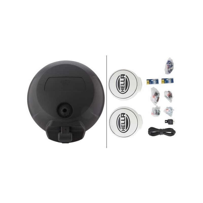 Hella Comet FF500 high beam headlamp set 17,5