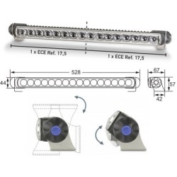 Hella LED470 Single Twin kaugtuli ref.35