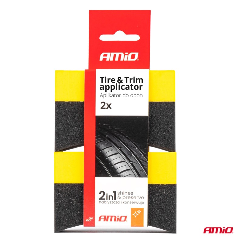 Tyre cleaning applicators 2 pieces