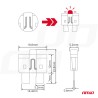 Protection compl. 10 part led indicator light