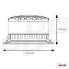 Vilkur 16 LED-i 12/24V oranz valge hajut