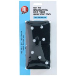 Täringud riputatavad 7.5x7.5cm must- veoauto varuosad- Nordparts